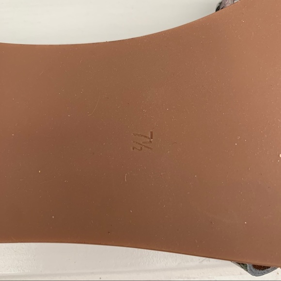 Madewell Tracie Snake-embossed Leather Slides - Picture 8 of 8